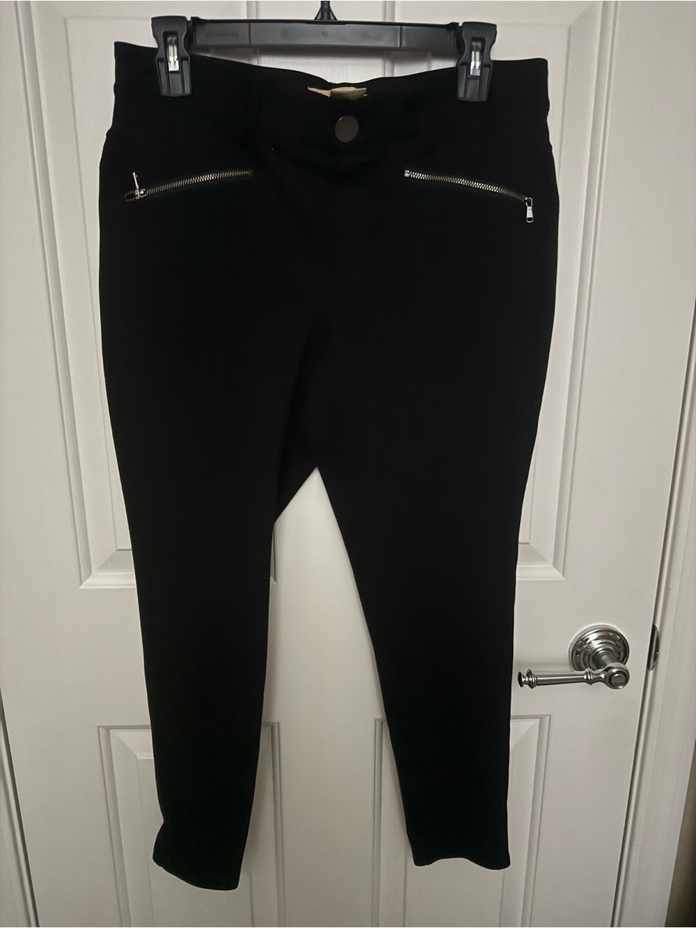 Democracy Women’s AB Black Skinny Dress Pullon Pants Branded Gold Label Size 12